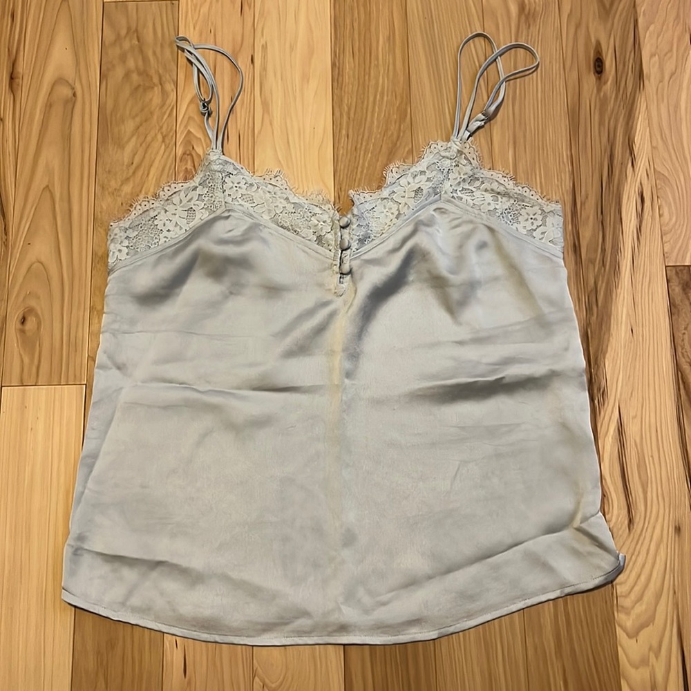abercrombie satin tank top